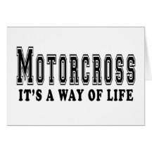 Motorcross It's way of life Greeting Cards