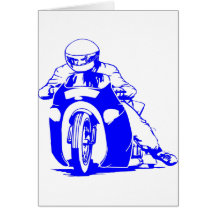 Motorcycle Drag Racing Card