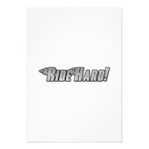 Motorcycle Flames - Ride Hard Announcement
