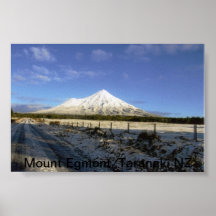 Mount Egmont/Taranaki New Zealand Posters