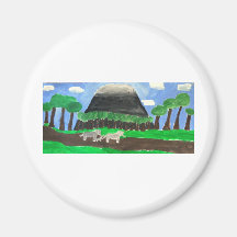 Mount Kilimanjaro Fridge Magnets