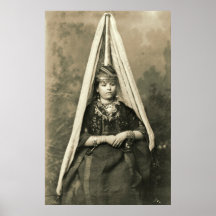 Mount Lebanon Druse Bride 1910 Print