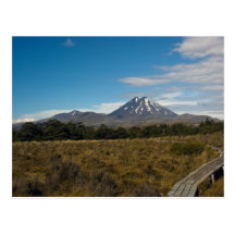Mount Ngauruhoe & Mount Tongariro Post Card