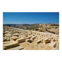 Mount of Olives Jewish Cemetery Jerusalem Israel Photograph