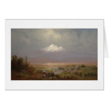 Mount Shasta and Shastina Lake (1151) Greeting Card
