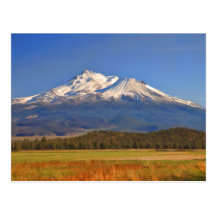 MOUNT SHASTA IN FALL POSTCARDS