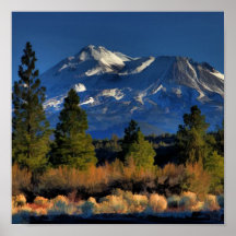 MOUNT SHASTA - PAINTERLY PRINT