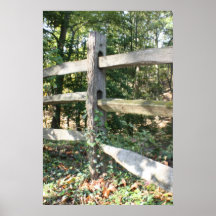 Mount Vernon fence Poster
