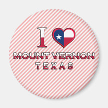 Mount Vernon, Texas Refrigerator Magnets
