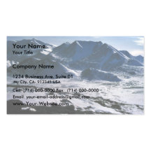 Mountain at Peters Lake Business Card Template