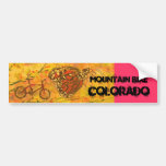 Mountain Bike Colorado Bumper Sticker