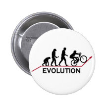 Mountain Bike Evolution Pinback Buttons