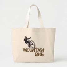 Mountain Bike Tote Bag