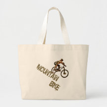Mountain Bike Tote Bag