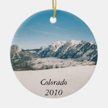 Mountain Christmas Ornament