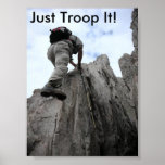 mountain climb, Just Troop It! Print