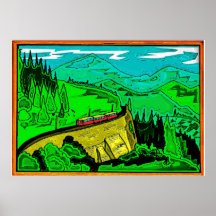 Mountain Pass 1 Posters