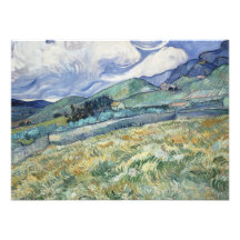 Mountainous Landscape by Van Gogh Photograph