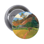 Mountains in Tahiti - Paul Gauguin Pin
