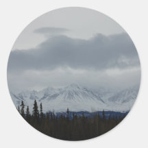 Mountains Of Alaska Stickers