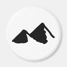 mountains refrigerator magnets
