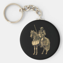 Mounted Knight Key Chain