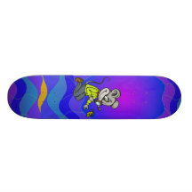Mouse and Butterfly Skate Deck