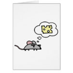 Mouse & Cheese Greeting Cards