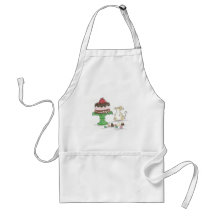 mouse with dessert apron