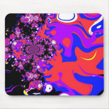 Mousepad Abstract Blue Plum