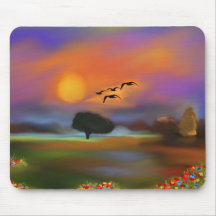 Mousepad,imaginary landscape