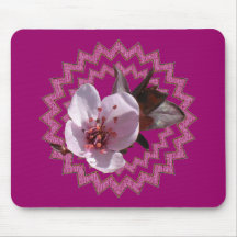 Mousepad - Plum blossom on medallian