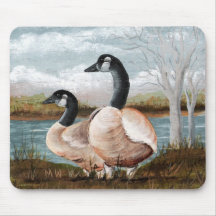 Mousepad with Geese