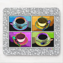 Mousepads - Java Addictions Pop Art