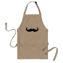 Moustache Apron