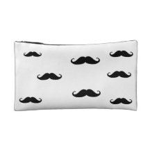 Moustache Bag Makeup Bags