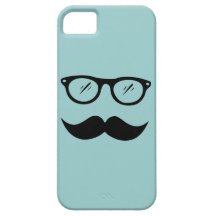 Moustache Glasses Case iPhone 5 Case