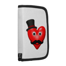 Moustache Love With Tophat Planner