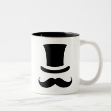Moustache / Moustache Top Hat Coffee Mug
