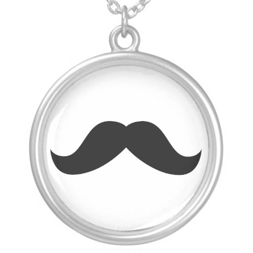 Moustache Necklace