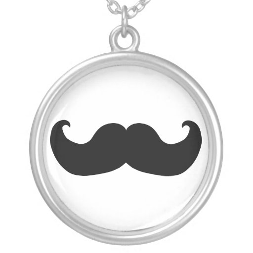 Moustache Necklace