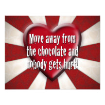 Move away from the chocolate... announcements