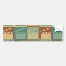 Movie Pop Art Bumper Sticker