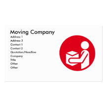 moving company business card