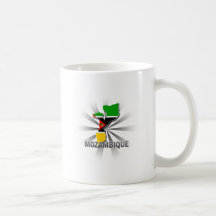 Mozambique Flag Map 2.0 Coffee Mugs
