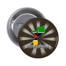 Mozambique Flag Map 2.0 Pin