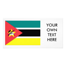 Mozambique Flag Photo Greeting Card