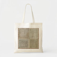 Mozart Violin Concerto Tote Bag