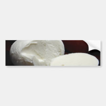 Mozzarella Cheese Bumper Stickers