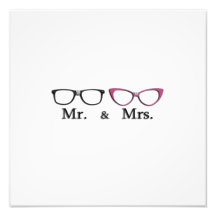 Mr. And Mrs. Geek Photographic Print
